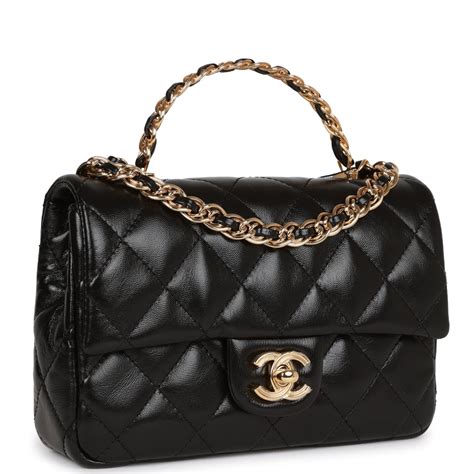 chanel rectangular mini gold hardware|Chanel rectangular mini top handle.